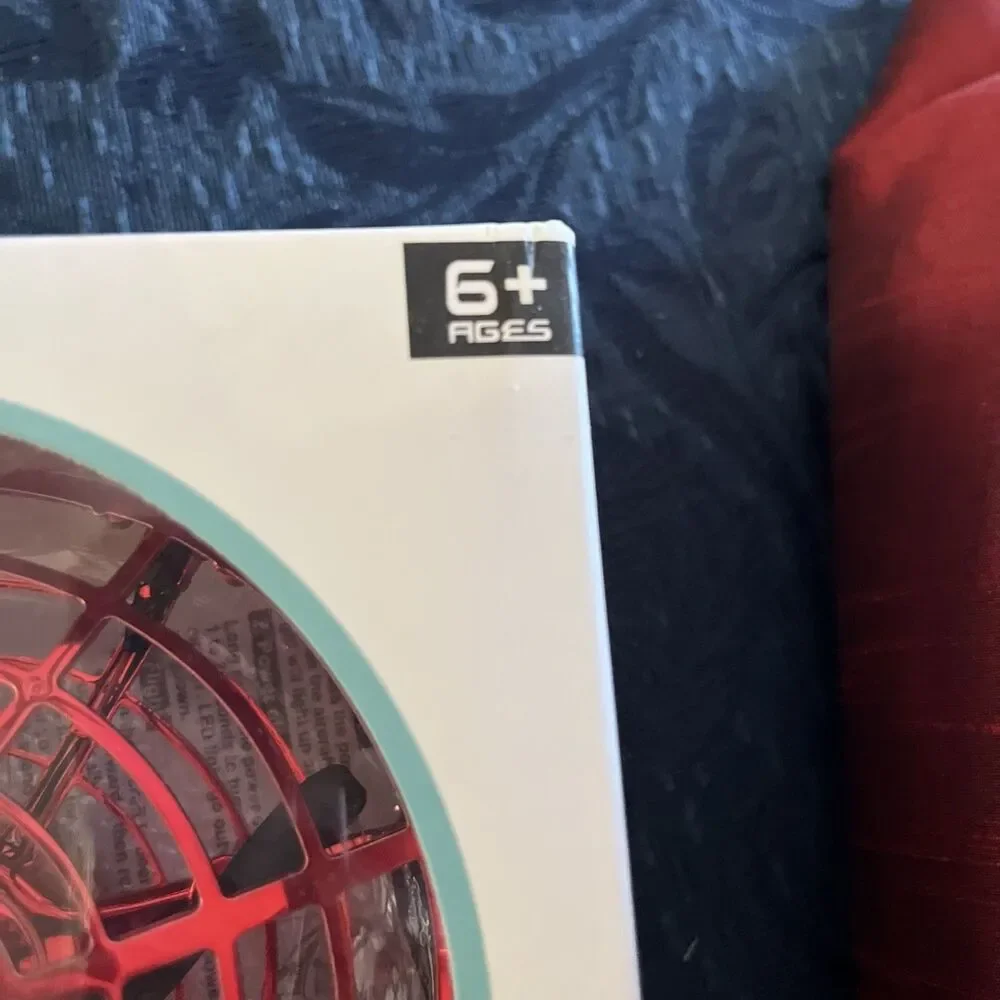 ufo led Interactive drone toy with charging For Indoor Fun New And Unopened! Red